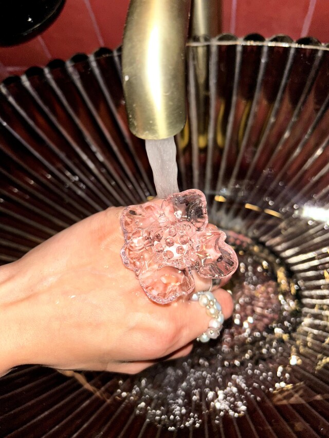 Pink Flower Ring - CO:CREATE