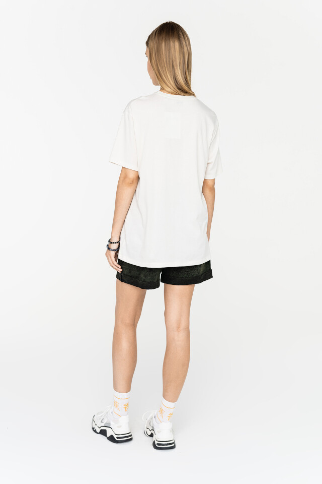 футболка хлопковая oversize с драконом - цвет серый - 5