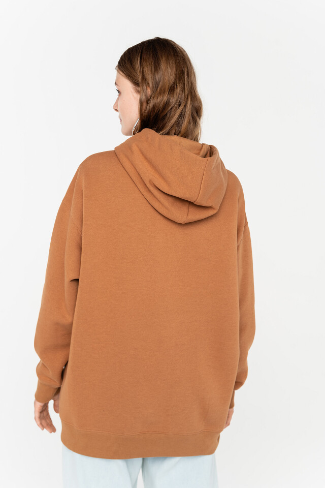 худи утепленная oversize с принтом "олененок" - цвет мультиколор - 3