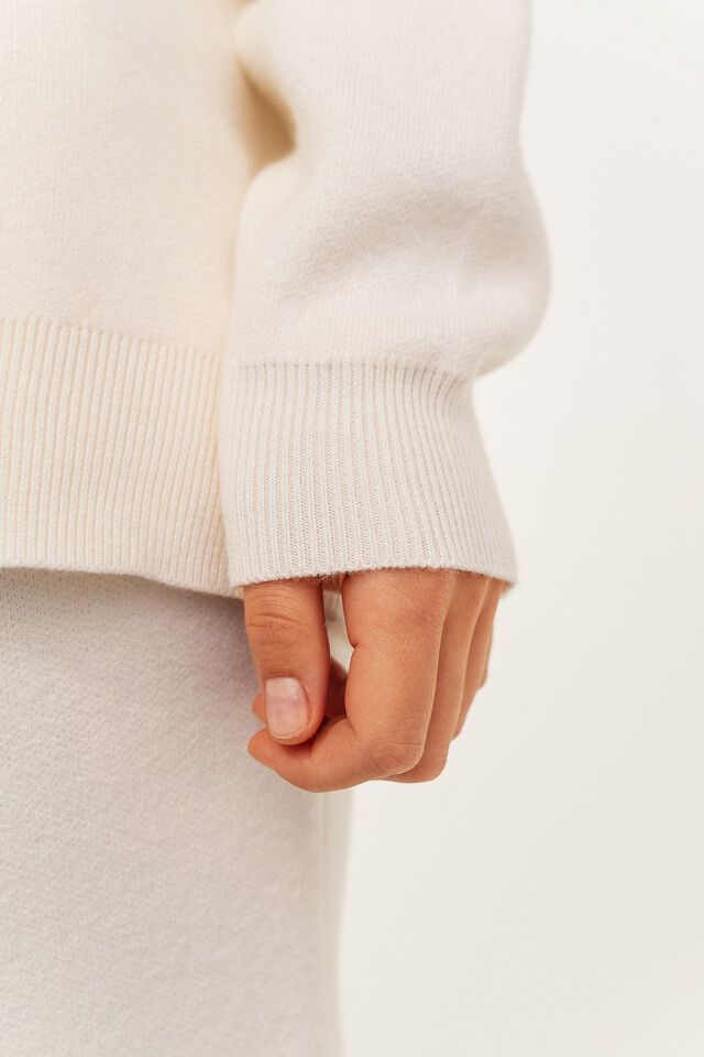 худи oversize с завязками на капюшоне - цвет бежевый - 5