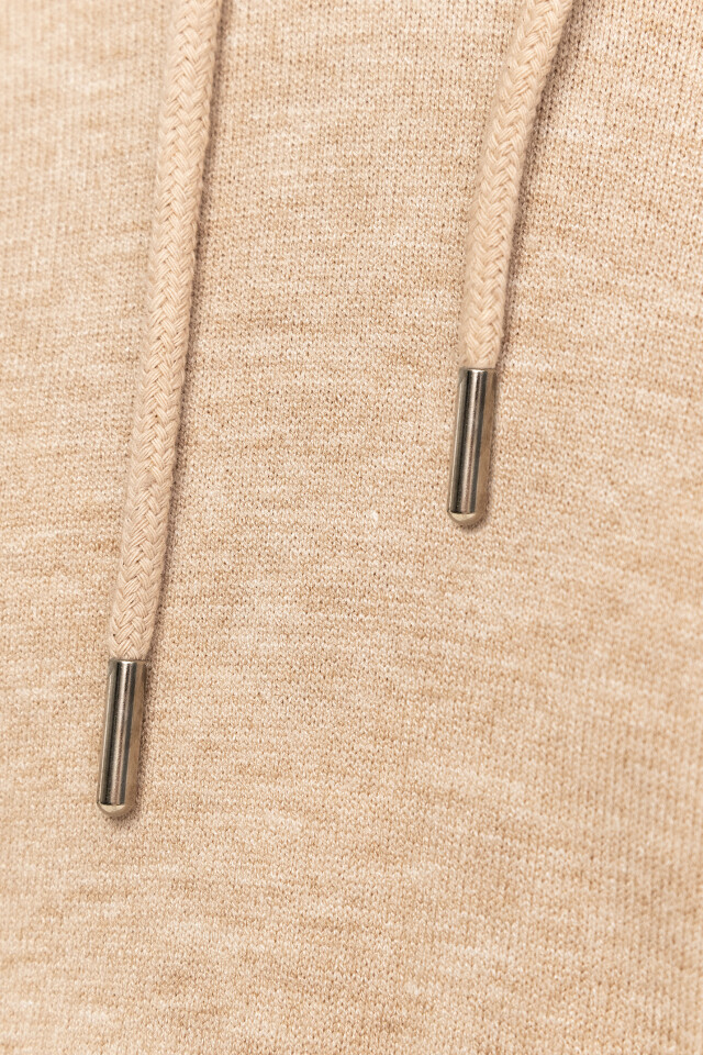 Худи трикотажная oversize - цвет бежевый - 7