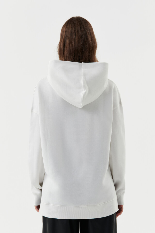Худи хлопковая oversize - цвет бежевый - 7