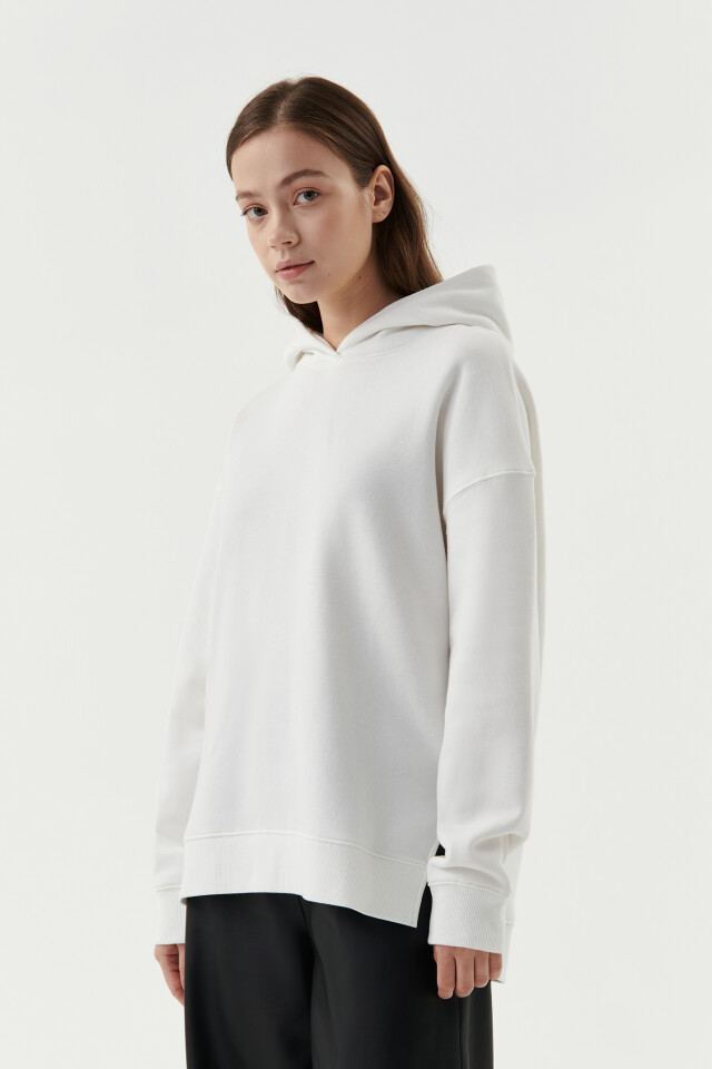 Худи хлопковая oversize - цвет бежевый - 2