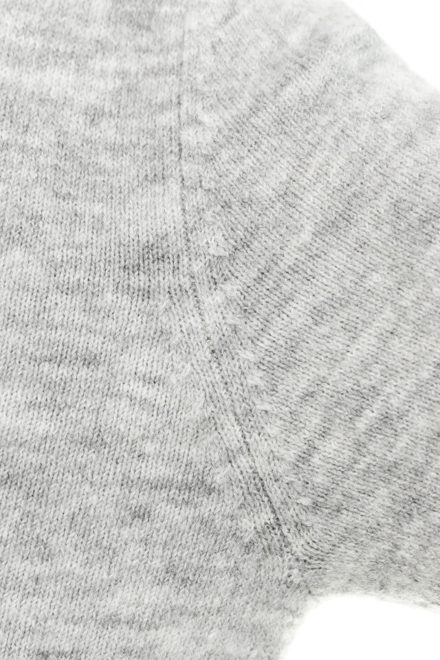 Кардиган oversize на пуговицах - цвет серый - 6