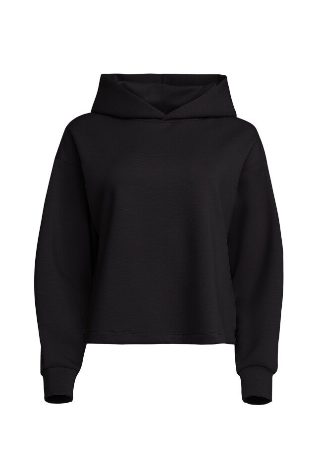 Худи трикотажная oversize - цвет черный - 8