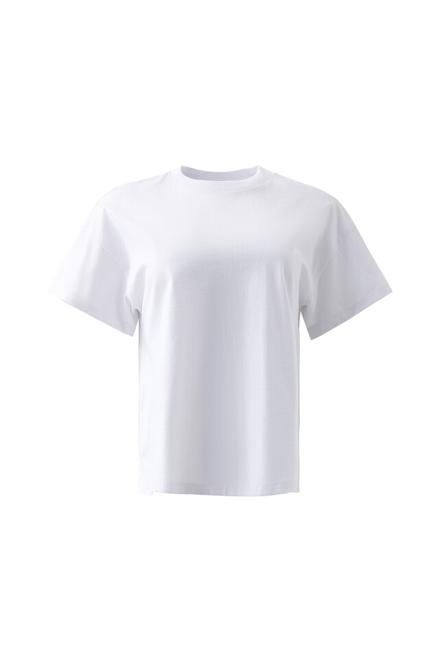 Футболка хлопковая oversize - цвет белый - 7