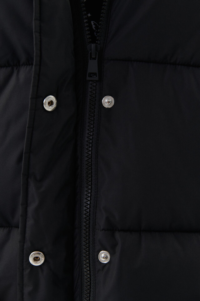 Куртка стеганая oversize - цвет черный - 5