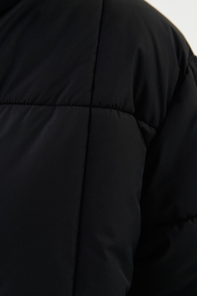 Куртка стеганая oversize - цвет черный - 6
