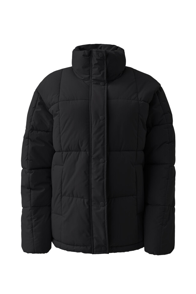 Куртка стеганая oversize - цвет черный - 7