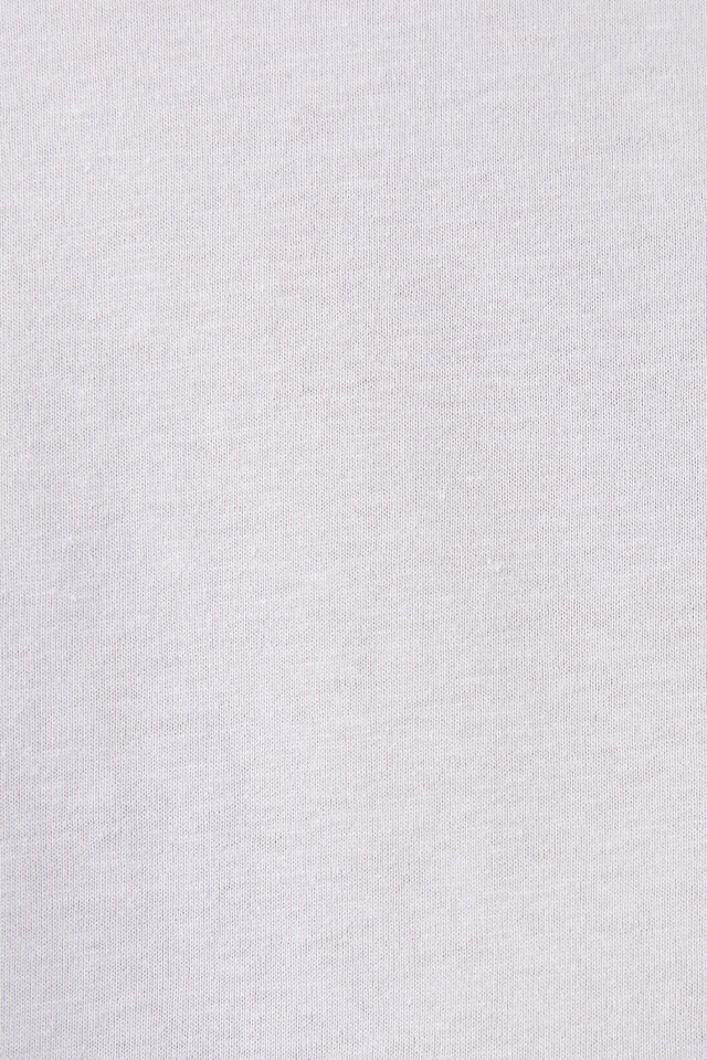 Футболка хлопковая базовая oversize - цвет серый - 5