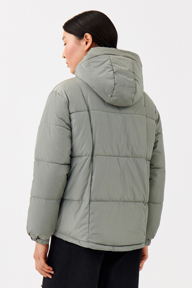 Куртка стеганая oversize - цвет мятный - 3
