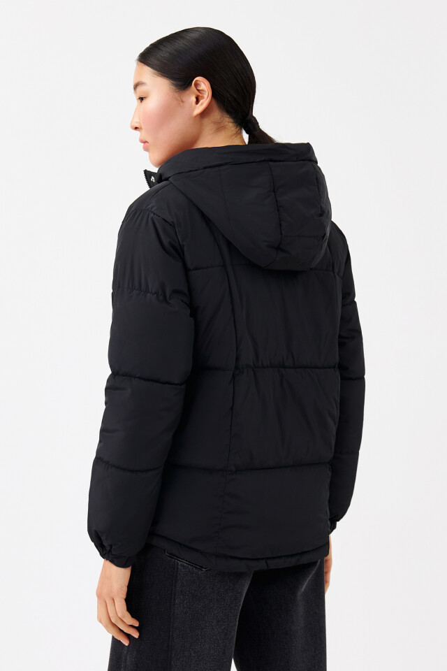 Куртка стеганая oversize - цвет черный - 3