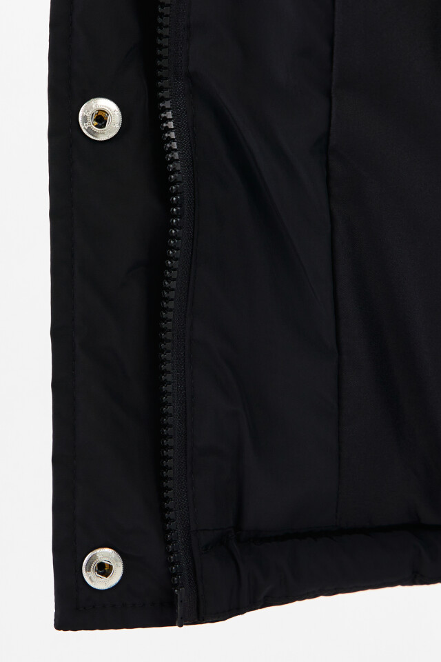 Куртка стеганая oversize - цвет черный - 5