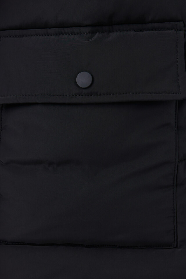 Куртка стеганая oversize - цвет черный - 7