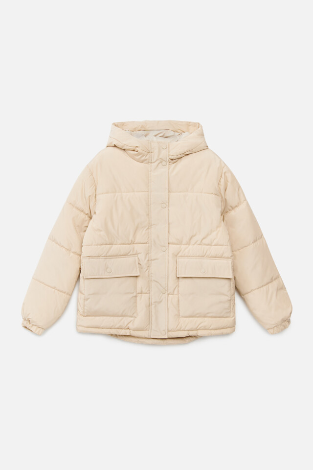 Куртка стеганая oversize - цвет бежевый - 9