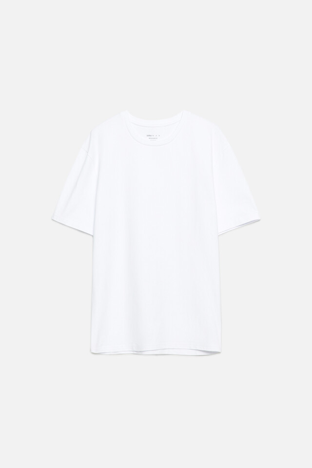 Футболка oversize хлопковая базовая - цвет белый - 9