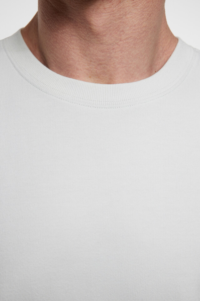 Футболка oversize хлопковая базовая - цвет бежевый - 6