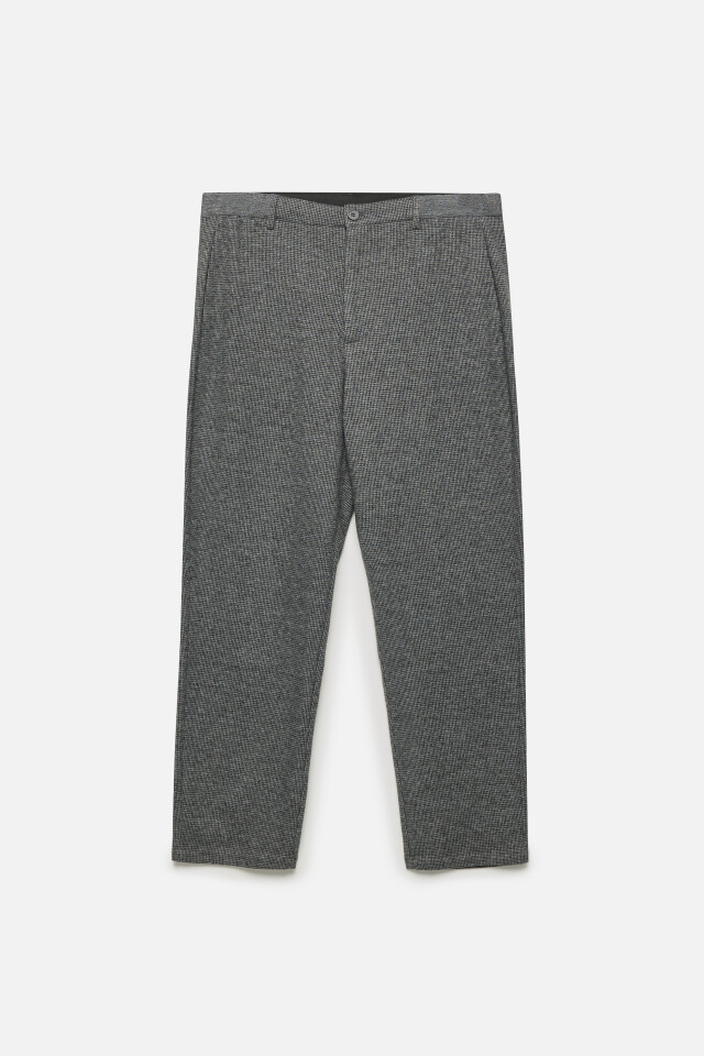 Брюки slim fit зауженные классического кроя - цвет серый - 8