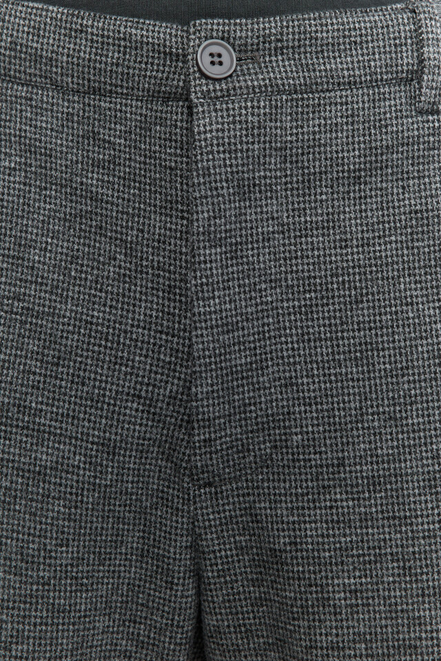Брюки slim fit зауженные классического кроя - цвет серый - 6