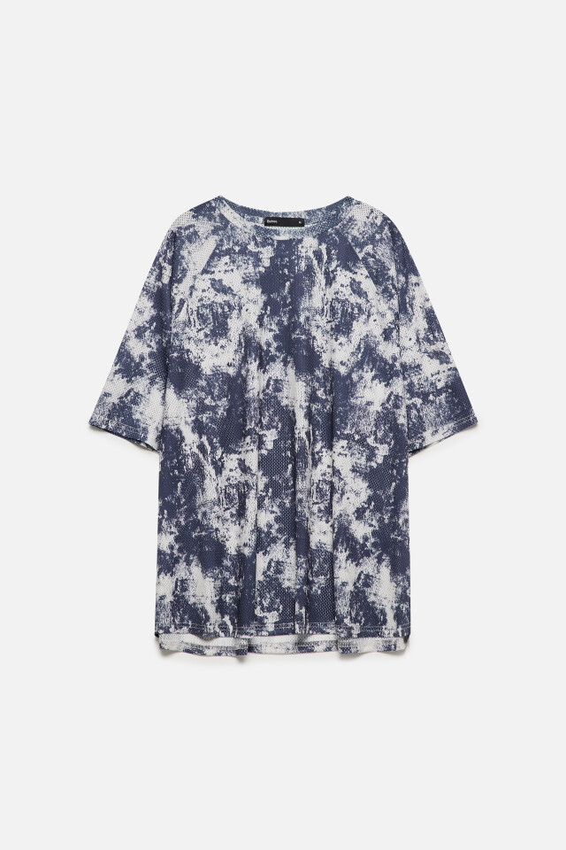 Футболка oversize спортивная из сетки - цвет мультиколор - 8