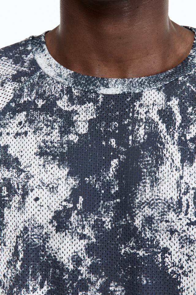 Футболка oversize спортивная из сетки - цвет мультиколор - 6