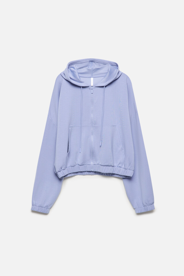 Толстовка oversize спортивная из модала - цвет голубой - 10