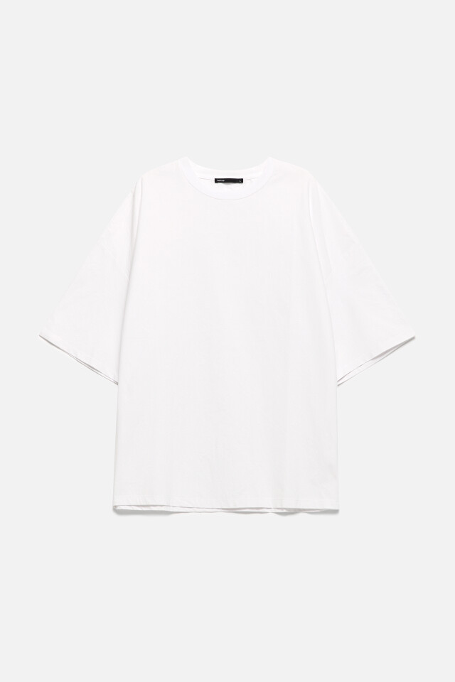 Футболка oversize с удлиненными рукавами - цвет белый - 8