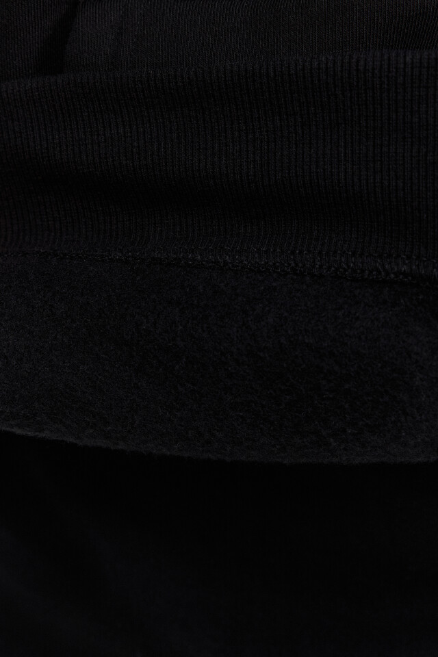 Худи oversize на молнии с капюшоном - цвет черный - 8