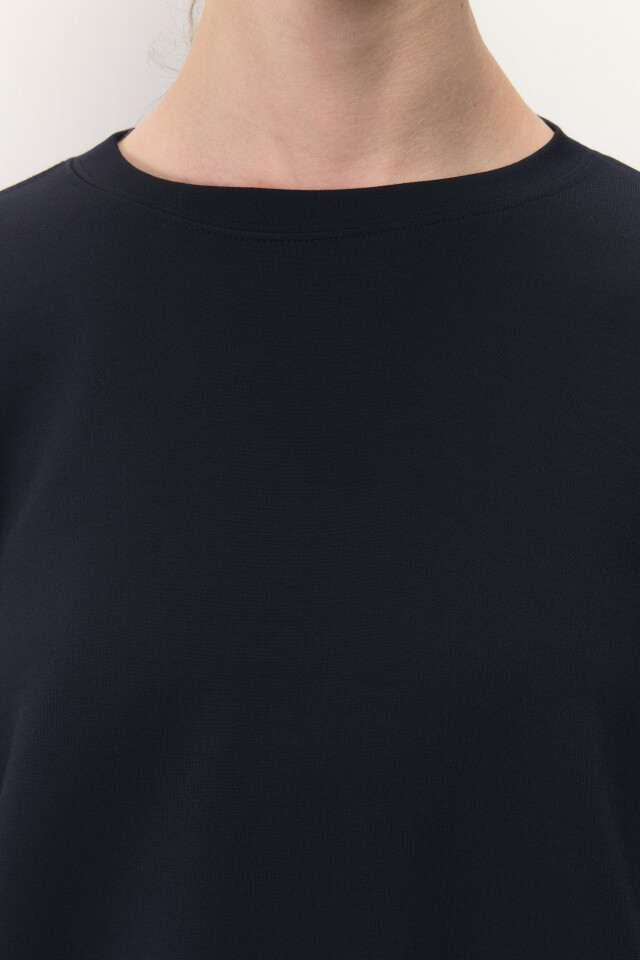 Свитшот oversize спортивный из модала - цвет черный - 6