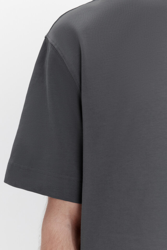 Футболка oversize базовая из хлопка - цвет серый - 6