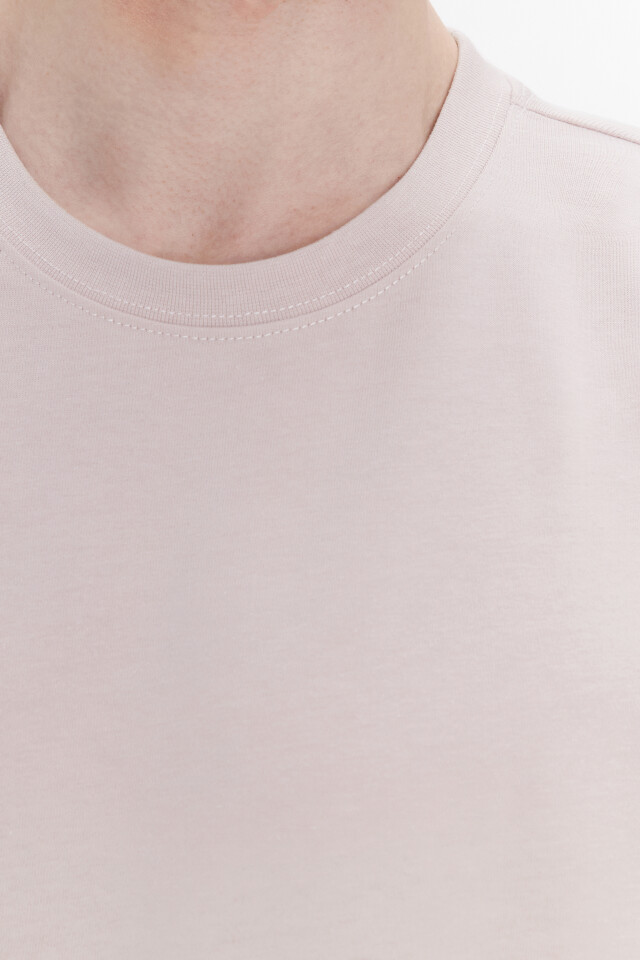 Футболка oversize базовая из хлопка - цвет розовый - 6