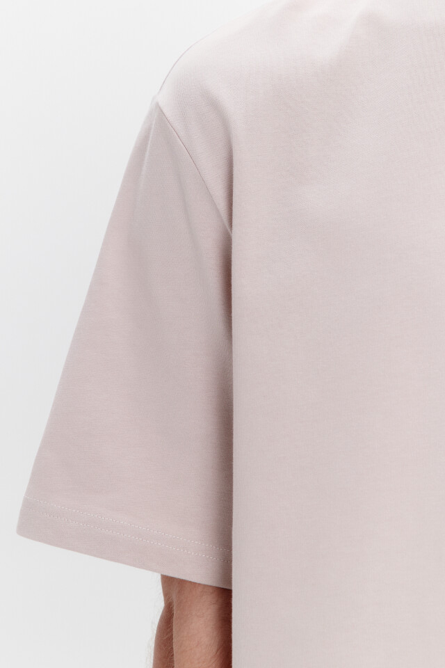 Футболка oversize базовая из хлопка - цвет розовый - 7