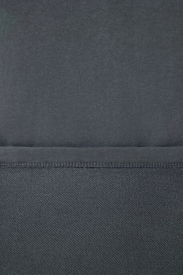 Футболка oversize из хлопкового футера - цвет серый - 8