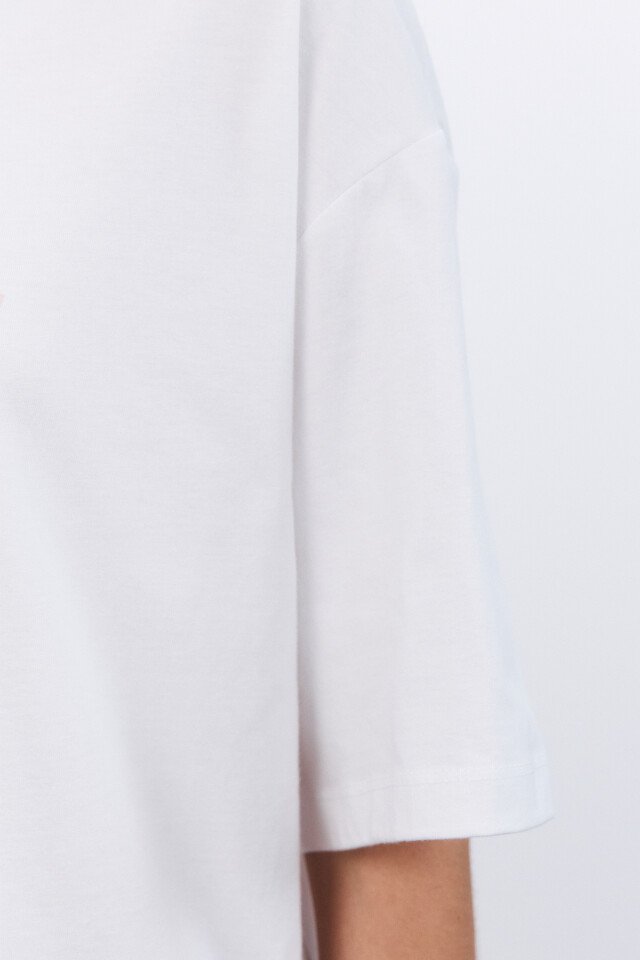 Футболка oversize с принтом - цвет мультиколор - 7