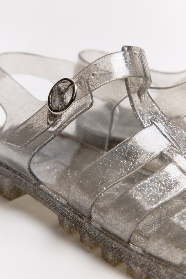 Сандалии jelly shoes прозрачные - цвет серый - 7