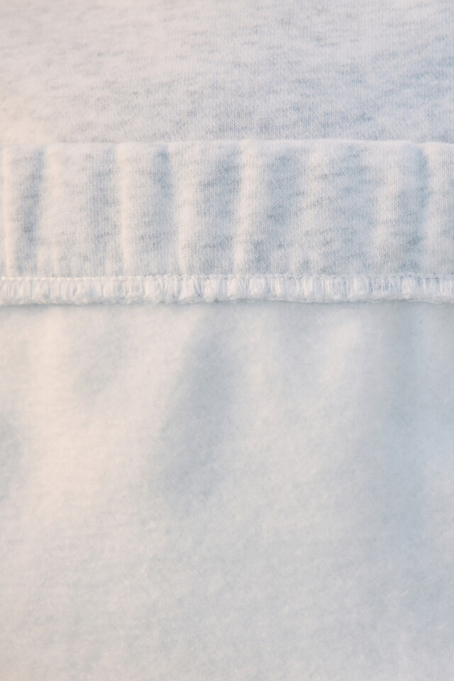 Толстовка half zip утепленная - цвет серый - 6