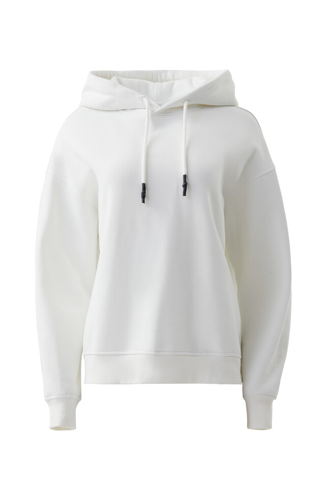 Худи утепленная oversize - цвет белый - 8