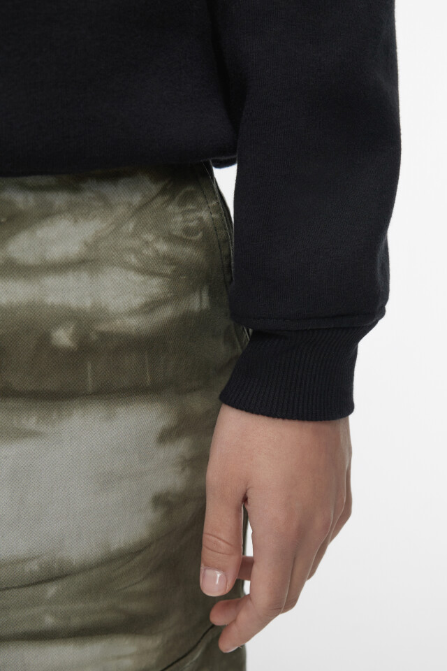 Толстовка HOODY оверсайз с капюшоном - цвет черный - 7