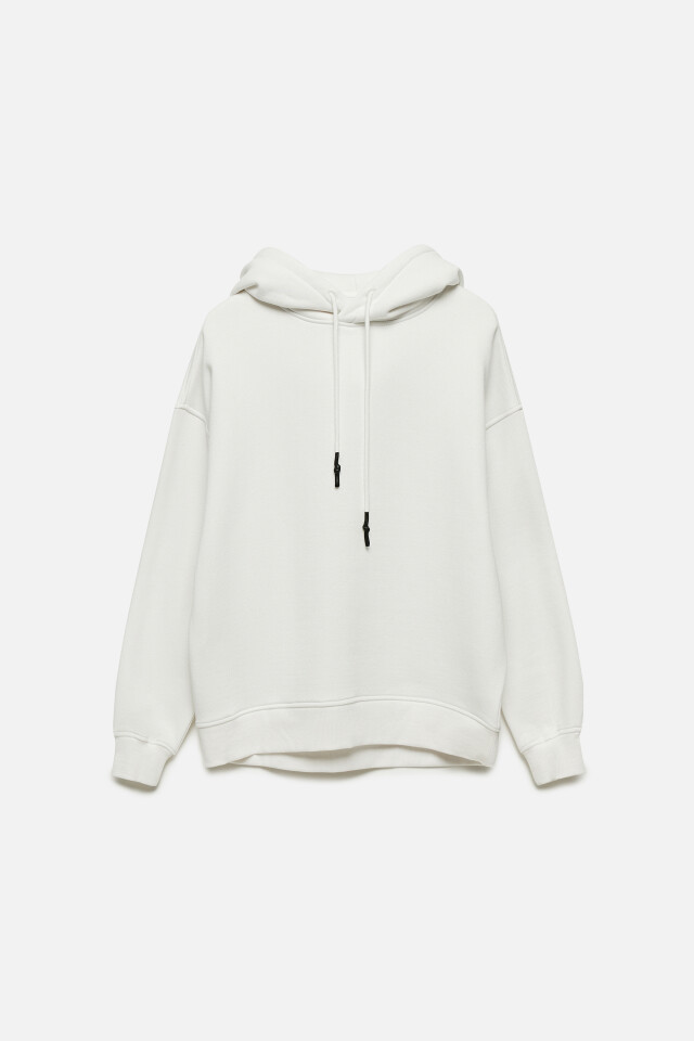Толстовка HOODY оверсайз с капюшоном - цвет молочный - 7