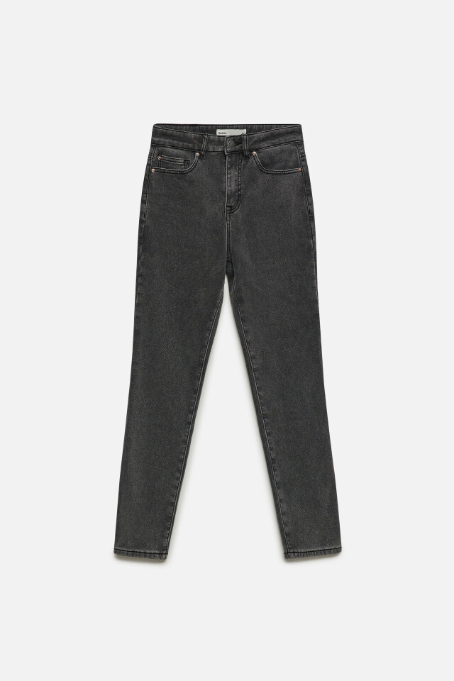 Джинсы WarmSkinny утепленные с начесом - цвет серый - 8