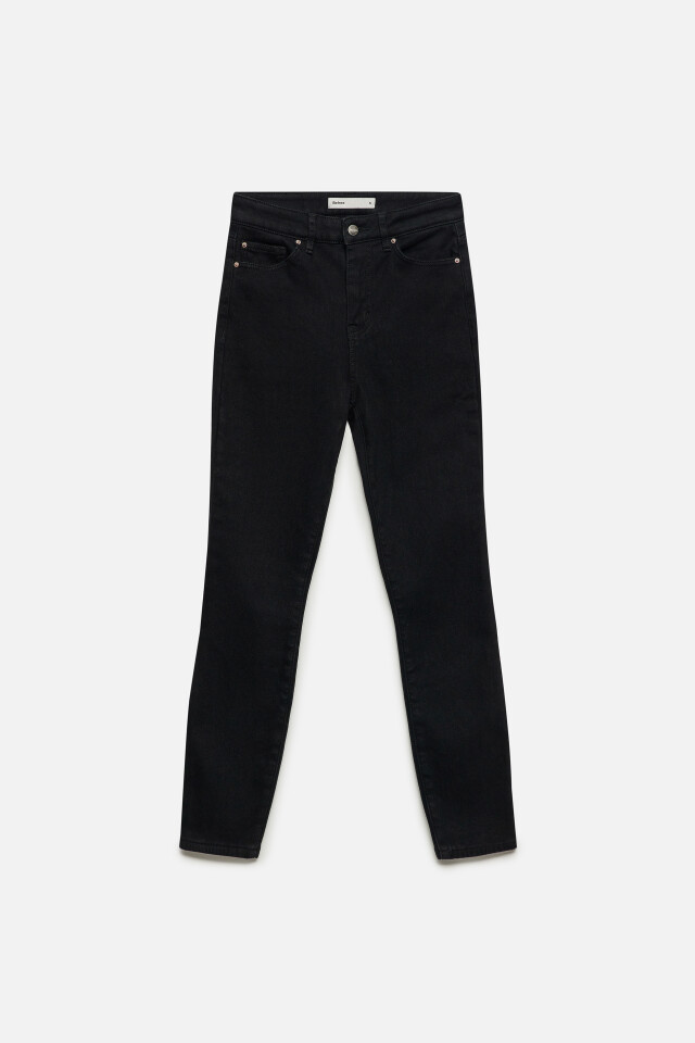 Джинсы WarmSkinny утепленные с начесом - цвет черный - 8